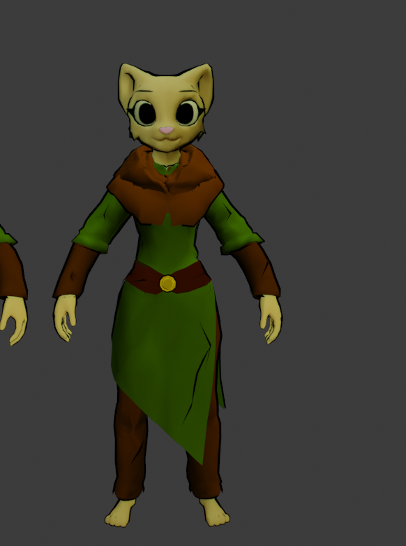 Image 7905 3d Katias Wizard Robe Khajiit Artist Zerorganic Character